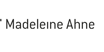 Madeleine Ahne